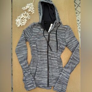 lululemon athletica Gray Striped Jacket